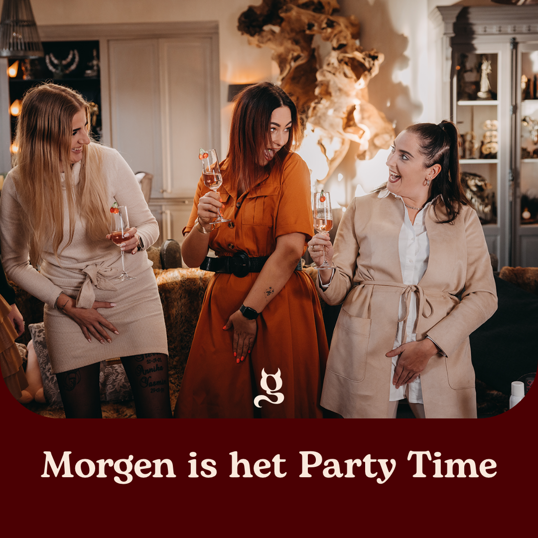 Leuk om te delen – 3 Morgen is het Party Time