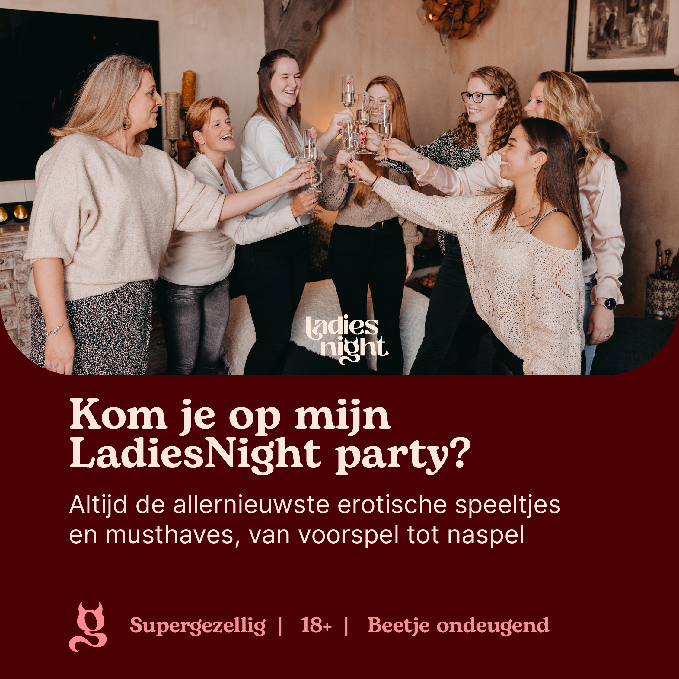 2.1Kom je op mijn LadiesNight party? Kom je op mijn LadiesNight party?